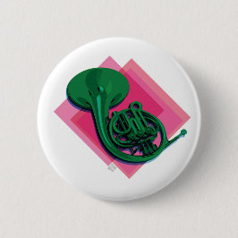 Französisches Horn Button
