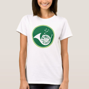 Französisches Horn-Musik-Instrument-T - Shirt
