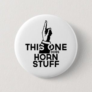 Französisches Horn Stuff - Funny French Horn Musi Button