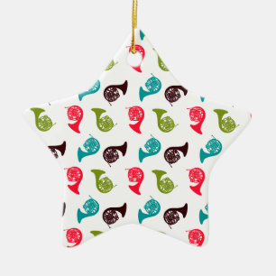 Französisches Horn-Verzierung Keramikornament