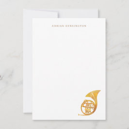 Französisches Horngeschirr - Mitteilungskarten