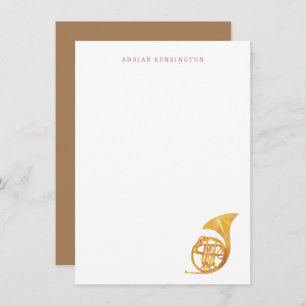 Französisches Horngeschirr - Mitteilungskarten