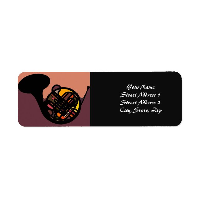 Französisches Hornlabel (Vorne)