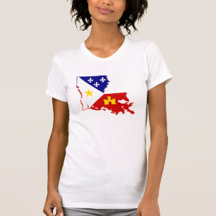 Französisches Land Regelungs-Louisianas Acadiana T-Shirt