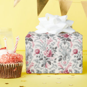 Französisches Landtoile-Fleurie-Rosendesign Geschenkpapier