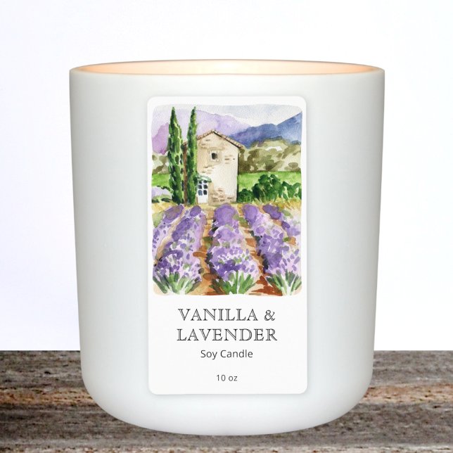 Französisches Lavendel-Label für Wasserfarben (Von Creator hochgeladen)