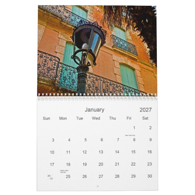 Französisches Leben 2013 Kalender (Jan 2027)