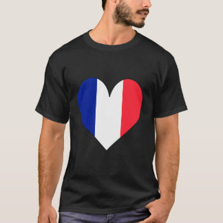 Französisches Liebe Herz T-Shirt