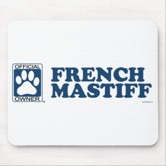 Französisches Mastiff-Blau Mousepad
