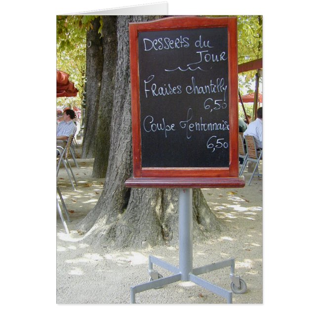 Französisches Mittagessen-Brett (Vorne)