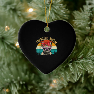 Französisches Mutti-Geschenk Vintage Retro Stil Fr Keramik Ornament