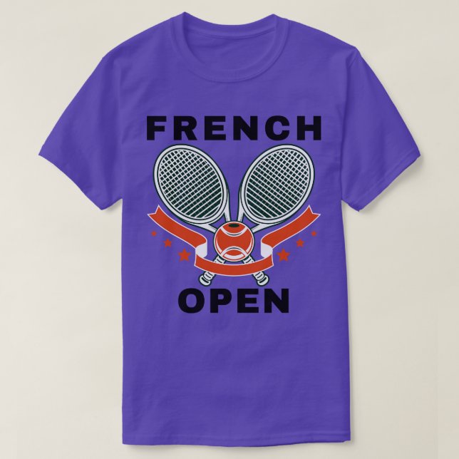 Französisches Open-Tennis-Turnier 1 T-Shirt (Design vorne)