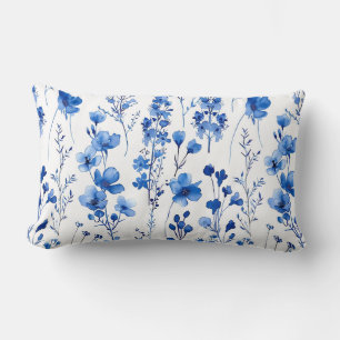 Französisches Papier-Wildblumen-Musterdesign-98186 Lendenkissen