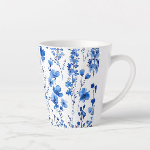 Französisches Papier-Wildblumen-Musterdesign-98186 Milchtasse