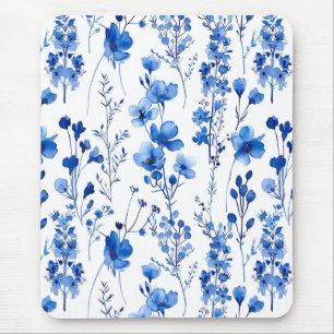 Französisches Papier-Wildblumen-Musterdesign-98186 Mousepad