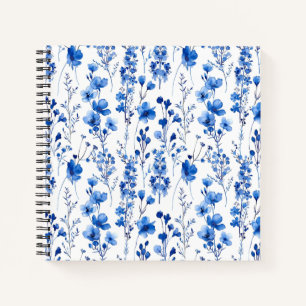 Französisches Papier-Wildblumen-Musterdesign-98186 Notizbuch