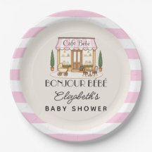 Französisches Paris Café Bébé Mädchen Baby-Party