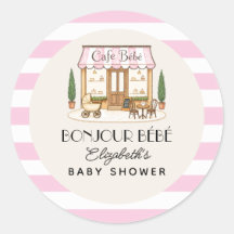 Französisches Paris Café Bébé Mädchen Baby-Party