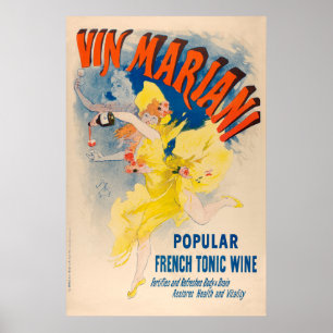 Französisches Plakat: Vin Mariani, französischer T Poster