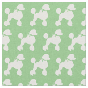 Französisches Poodle Hund Silhouette Pet Sage Gre Stoff