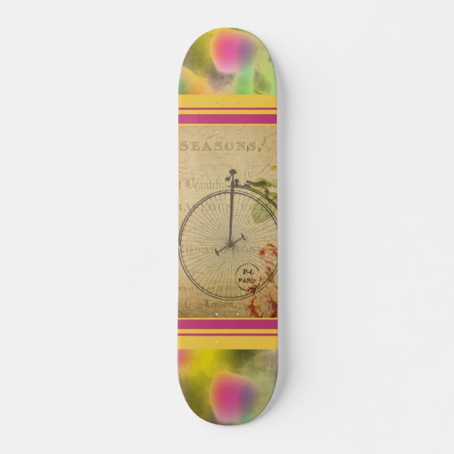 Französisches Postkartenskateboard Skateboard (Vorne)