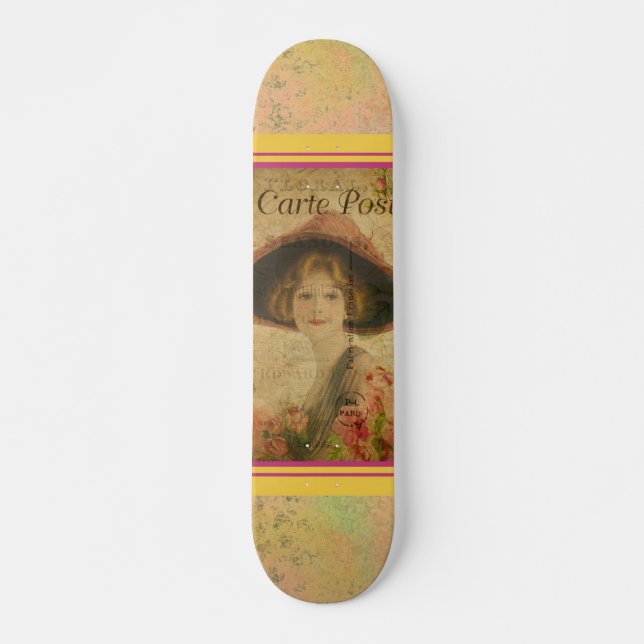 Französisches Postkartenskateboard Skateboard (Vorne)