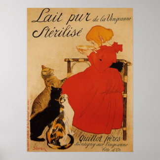 Französisches Pure Milk Poster