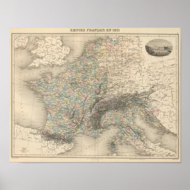 Französisches Reich 1811 Poster (Vorne)