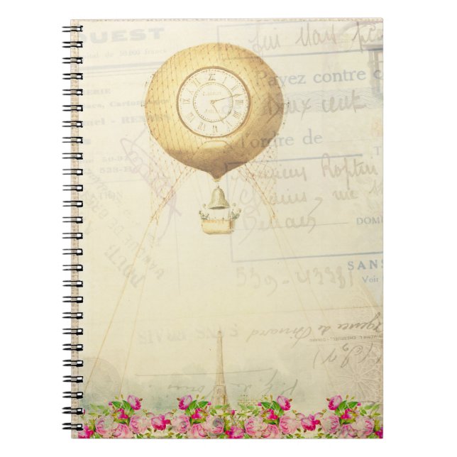 Französisches Reisejournal Notizblock (Vorderseite)