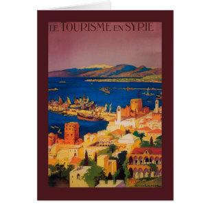 Französisches Reiseplakat, Reise nach Syrien