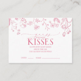 Französisches Rosa Viktorianisches Brautparty Begleitkarte