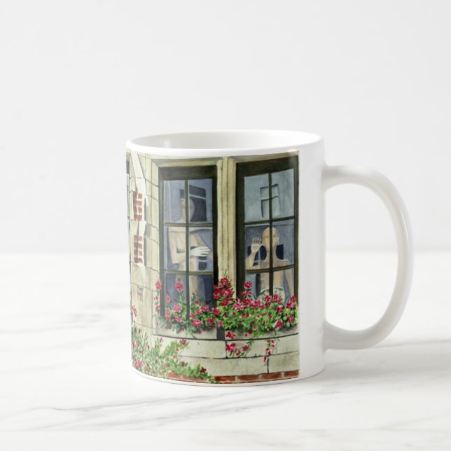 Französisches Schaufenster Kaffeetasse (Rechts)