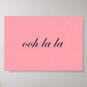 Französisches schickes Plakat