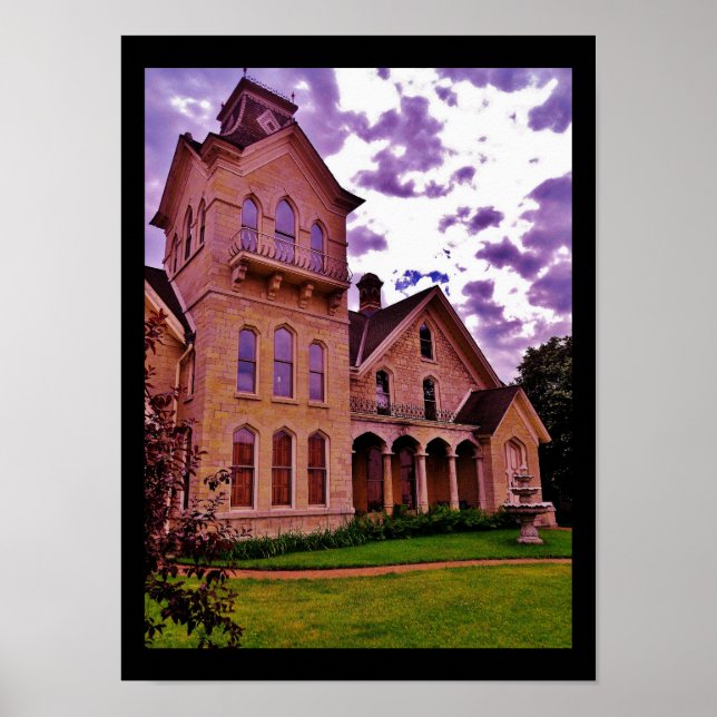 Französisches Schloss Poster (Vorne)