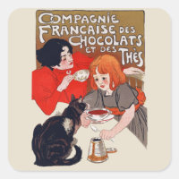 Französisches Schokolade Party Steinlen Art