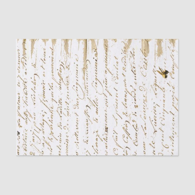 Französisches Schreiben Seidenpapier (Vorderseite)