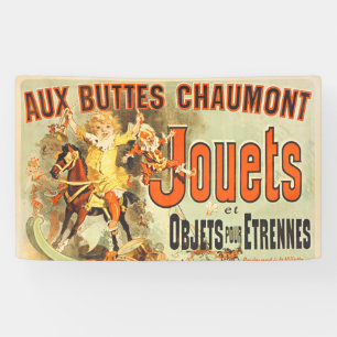 Französisches Spielzeug Joets Freunde Vintage Post Banner