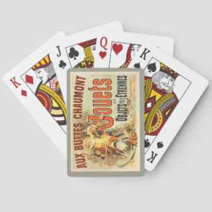 Französisches Spielzeug Joets Freunde Vintage Post Spielkarten