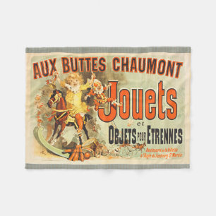 Französisches Spielzeug Joets Friends Vintage Post Fleecedecke
