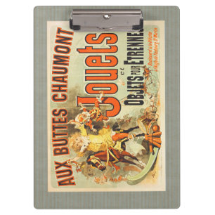 Französisches Spielzeug Joets Friends Vintage Post Klemmbrett