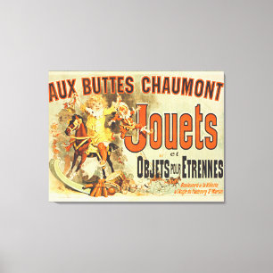 Französisches Spielzeug Joets Friends Vintage Post Leinwanddruck