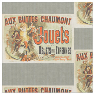 Französisches Spielzeug Joets Friends Vintage Post Stoff