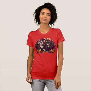 Französisches Vampir-Pärchen Gothic Halloween-Shir T-Shirt