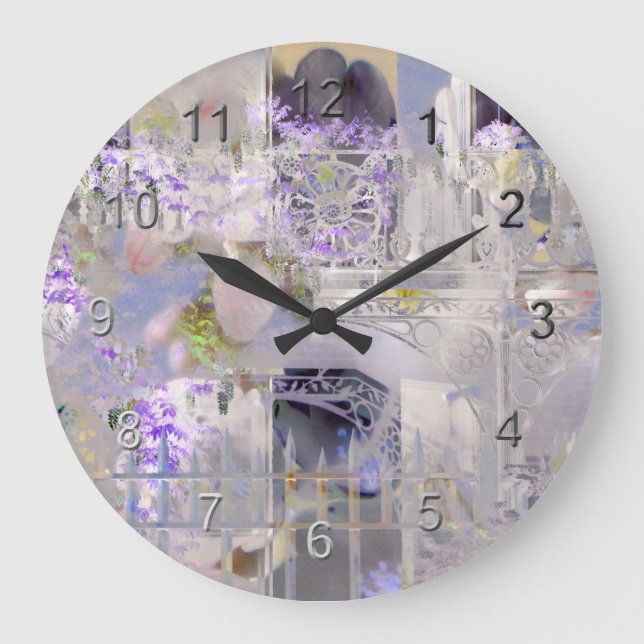 Französisches Viertel Große Wanduhr (Vorderseite)