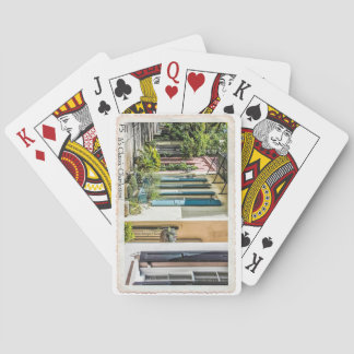 Französisches Viertel in historischem Charleston, Spielkarten