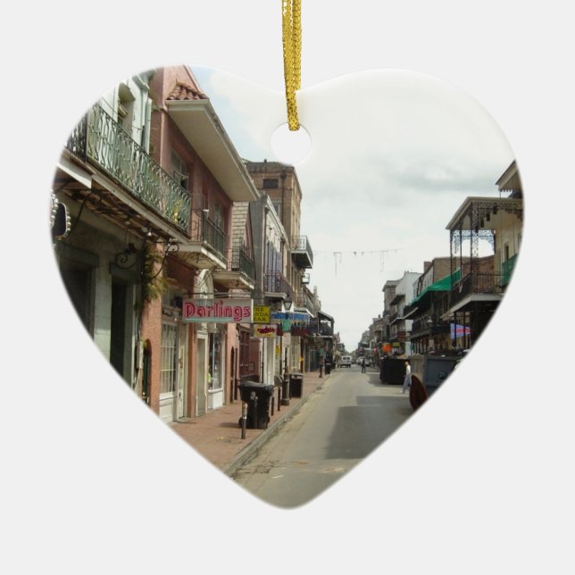 Französisches Viertel New Orleans Keramikornament (Vorne)