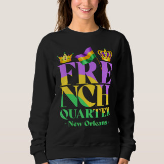 Französisches Viertel New Orleans Louisiana Vintag Sweatshirt