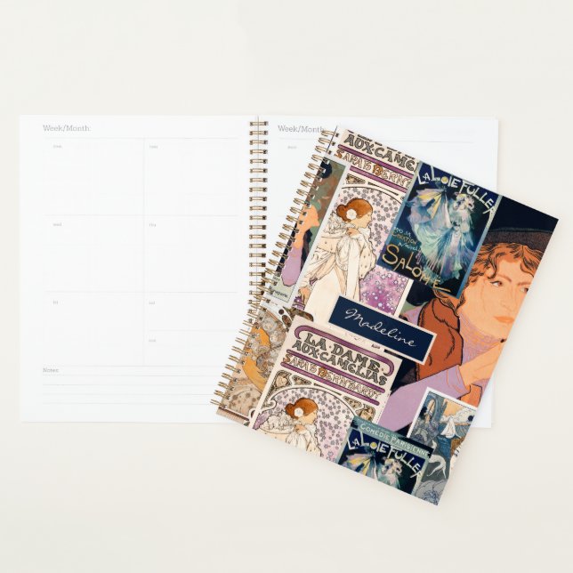 Französisches Vintage Poster Kunstgalerie Personal Planer (Anzeige)