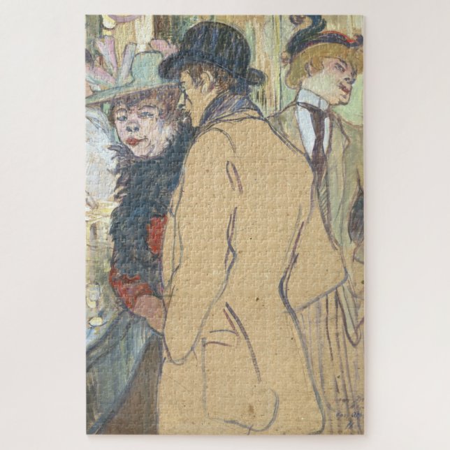 Französisches Vintages Puzzle (Vertikal)