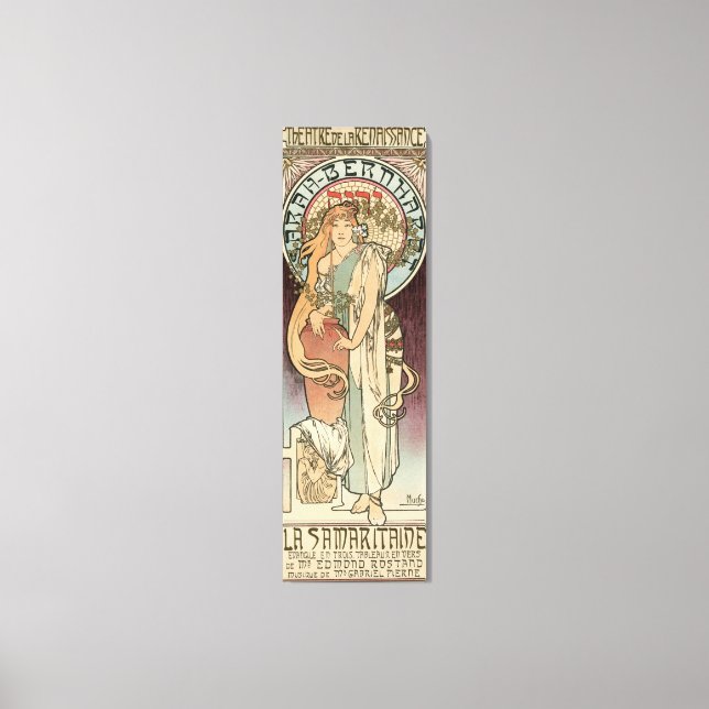 Französisches Vintages Theaterposter Leinwanddruck (Vorderseite)